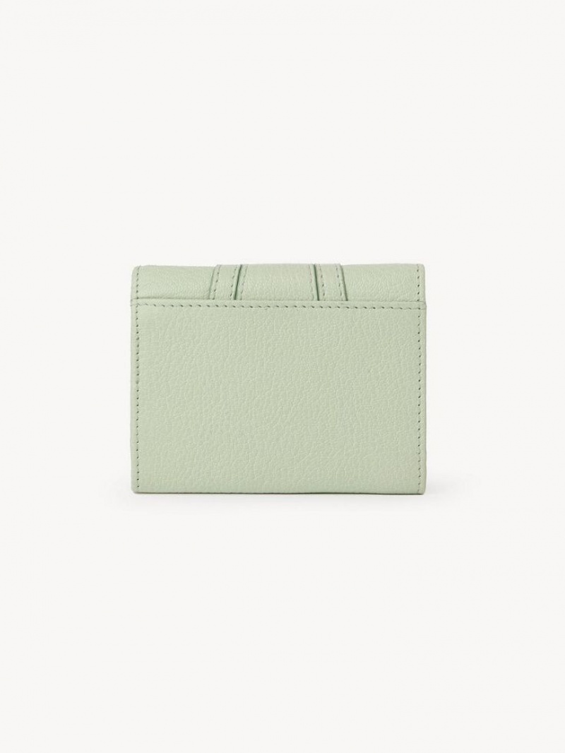 Chloe Hana Tri-fold Kleine Geldbörse Grün | CHE-SR14909