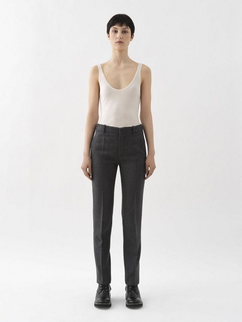 Chloe Klassische Tank Oberteile Weiß | CHE-SR13873