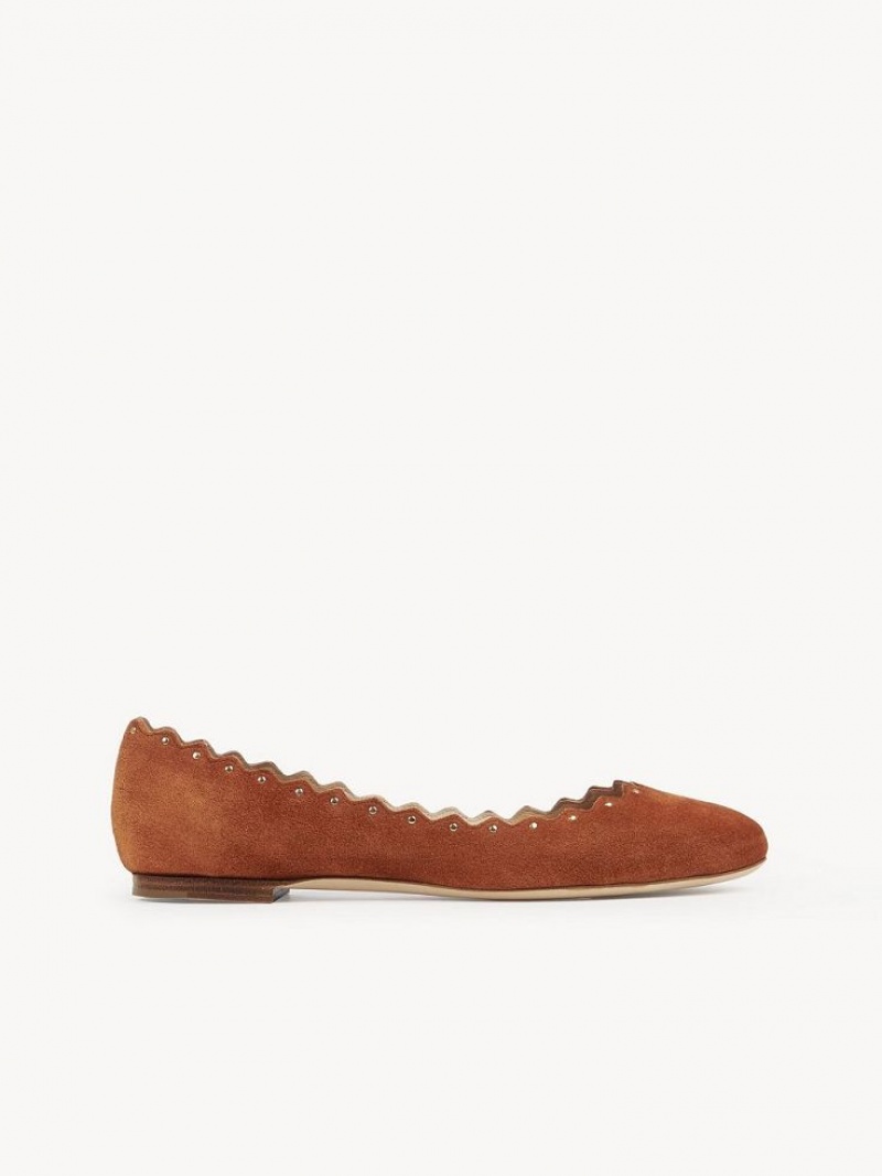 Chloe Lauren Ballet Flat Braun | CHE-SR14254
