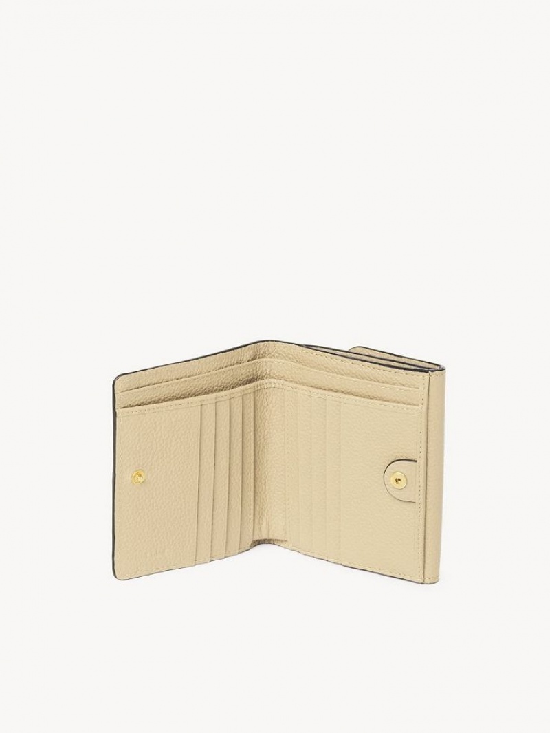 Chloe Marcie Square Kleine Geldbörse Beige | CHE-SR14280