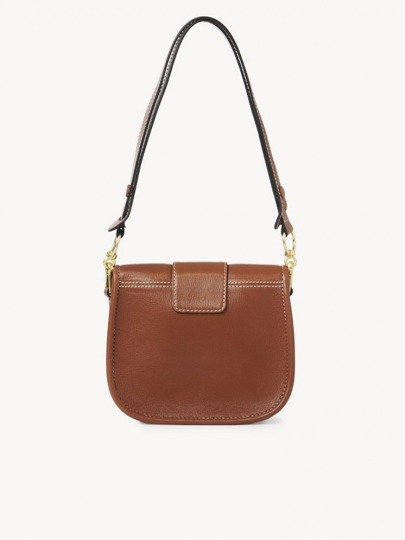 Chloe Saddie Satchel Schultertaschen Braun | CHE-SR14667