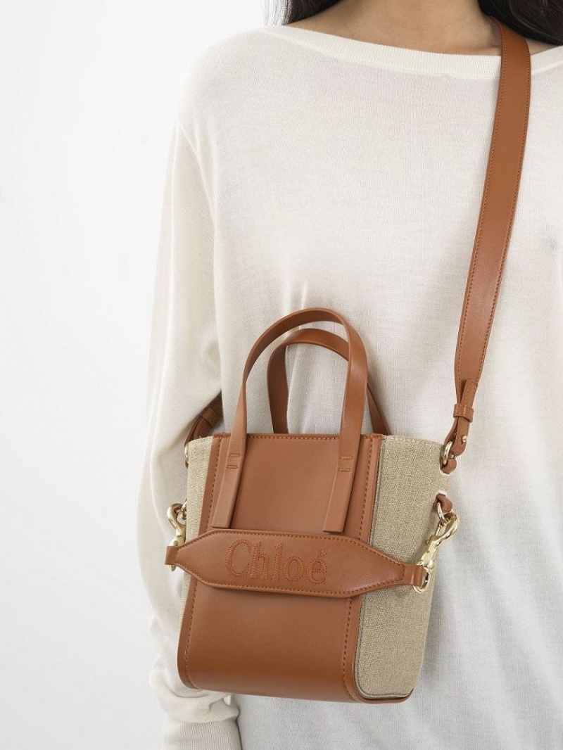 Chloe Sense Small Tragetaschen Braun | CHE-SR13285