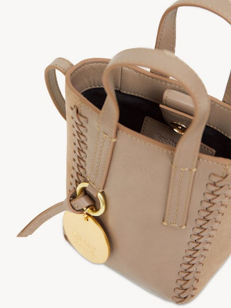 Chloe Tilda Tote Mini Taschen Grau | CHE-SR14751