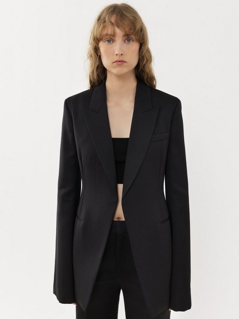 Chloe Tuxedo Jacken Schwarz | CHE-SR13795
