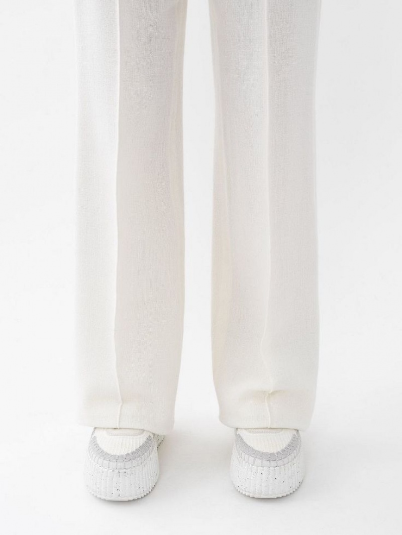 Chloe Weite-leg Anzüge Weiß | CHE-SR14061